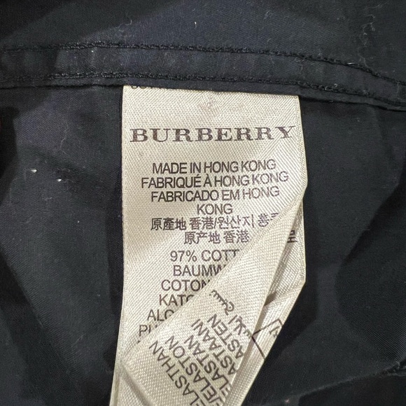 Men’s Burberry Brit black button down shirt - Picture 7 of 10